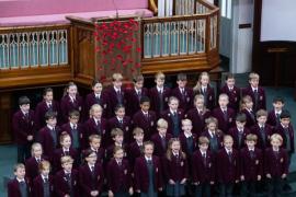 Jersey Festival of the Performing Arts Music Section Eisteddfod 2024  Class 267 The Connetable de St Helier trophy U11 choir St George's Middle Prep choit Picture: JON GUEGAN