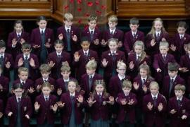 Jersey Festival of the Performing Arts Music Section Eisteddfod 2024  Class 267 The Connetable de St Helier trophy U11 choir St George's Middle Prep choit Picture: JON GUEGAN