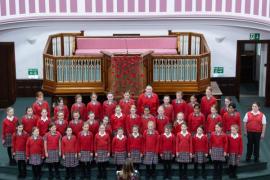 Jersey Festival of the Performing Arts Music Section Eisteddfod 2024  Class 267 The Connetable de St Helier trophy U11 choir JCP Senior choir Picture: JON GUEGAN