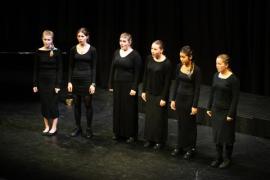 Arts Centre. Jersey Eisteddfod music section. The Hamon Cup, Class 245, ensemble for 4 to 11 voices, under 14 years. Rename 6 choir                     Picture: ROB CURRIE