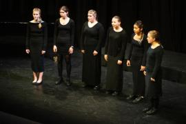 Arts Centre. Jersey Eisteddfod music section. The Hamon Cup, Class 245, ensemble for 4 to 11 voices, under 14 years. Rename 6 choir                     Picture: ROB CURRIE