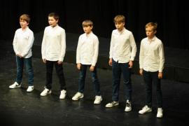 Arts Centre. Jersey Eisteddfod music section. The Hamon Cup, Class 245, ensemble for 4 to 11 voices, under 14 years. Treble Trouble choir who won the Hamon Cup and described by adjudicator Bryan Husband as outstanding                    Picture: ROB CURRIE