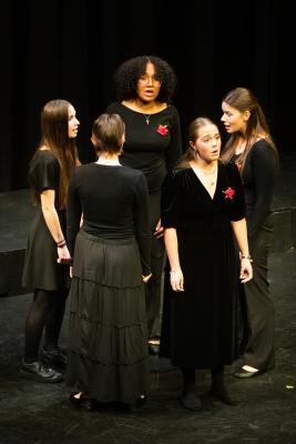 Arts Centre. Jersey Eisteddfod music section. The Small Groups Trophy, Class 251, ensemble for 4 to 11 voices from stage, show or film, under 18 years. Chant'tie Seniors choir                     Picture: ROB CURRIE