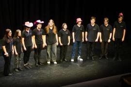 Arts Centre. Jersey Eisteddfod music section. The Trinity Youth Club shield, Class 271, youth choir two contrasting songs, 20 years and under.                       Picture: ROB CURRIE