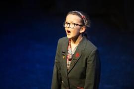 Arts Centre. Jersey Eisteddfod, English, Speech and Drama. Class 700D. The Betty Massip De Turville voucher, first time ever, verse speaking 9 years. Madeleine Harvey, who came first with a gold certificate                                                Picture: ROB CURRIE