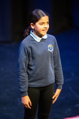 Arts Centre. Jersey Eisteddfod, English, Speech and Drama. Class 700D. The Betty Massip De Turville voucher, first time ever, verse speaking 9 years. Liara Andrade who came third                                                Picture: ROB CURRIE