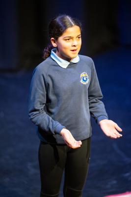 Arts Centre. Jersey Eisteddfod, English, Speech and Drama. Class 700D. The Betty Massip De Turville voucher, first time ever, verse speaking 9 years. Liara Andrade who came third                                                Picture: ROB CURRIE