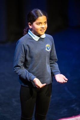 Arts Centre. Jersey Eisteddfod, English, Speech and Drama. Class 700D. The Betty Massip De Turville voucher, first time ever, verse speaking 9 years. Liara Andrade who came third                                                Picture: ROB CURRIE