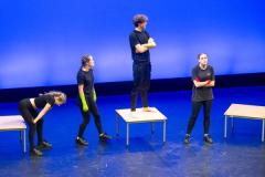 Arts Centre. Jersey Eisteddfod, English, Speech and Drama. Class 729B, The Max Le Feuvre Memorial Trophy, dramatic selection 17 years and under. Year 12 A Level Drama and Theatre Beaulieu Group B                                Picture: ROB CURRIE