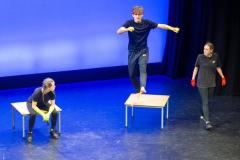 Arts Centre. Jersey Eisteddfod, English, Speech and Drama. Class 729B, The Max Le Feuvre Memorial Trophy, dramatic selection 17 years and under. Year 12 A Level Drama and Theatre Beaulieu Group B                                Picture: ROB CURRIE