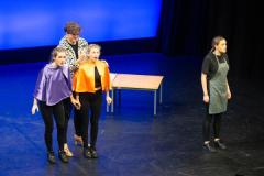 Arts Centre. Jersey Eisteddfod, English, Speech and Drama. Class 729B, The Max Le Feuvre Memorial Trophy, dramatic selection 17 years and under. Year 12 A Level Drama and Theatre Beaulieu Group B                                Picture: ROB CURRIE