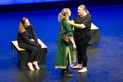 Arts Centre. Jersey Eisteddfod, English, Speech and Drama. Class 729B, The Max Le Feuvre Memorial Trophy, dramatic selection 17 years and under. Year 12 A Level Drama and Theatre Beaulieu Group A                                Picture: ROB CURRIE