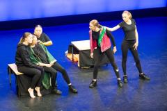 Arts Centre. Jersey Eisteddfod, English, Speech and Drama. Class 729B, The Max Le Feuvre Memorial Trophy, dramatic selection 17 years and under. Year 12 A Level Drama and Theatre Beaulieu Group A                                Picture: ROB CURRIE