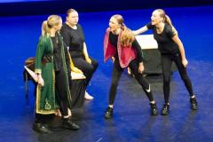 Arts Centre. Jersey Eisteddfod, English, Speech and Drama. Class 729B, The Max Le Feuvre Memorial Trophy, dramatic selection 17 years and under. Year 12 A Level Drama and Theatre Beaulieu Group A                                Picture: ROB CURRIE