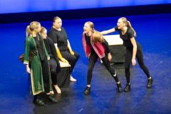 Arts Centre. Jersey Eisteddfod, English, Speech and Drama. Class 729B, The Max Le Feuvre Memorial Trophy, dramatic selection 17 years and under. Year 12 A Level Drama and Theatre Beaulieu Group A                                Picture: ROB CURRIE