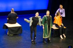 Arts Centre. Jersey Eisteddfod, English, Speech and Drama. Class 729B, The Max Le Feuvre Memorial Trophy, dramatic selection 17 years and under. Year 12 A Level Drama and Theatre Beaulieu Group A                                Picture: ROB CURRIE