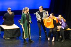 Arts Centre. Jersey Eisteddfod, English, Speech and Drama. Class 729B, The Max Le Feuvre Memorial Trophy, dramatic selection 17 years and under. Year 12 A Level Drama and Theatre Beaulieu Group A                                Picture: ROB CURRIE