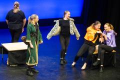 Arts Centre. Jersey Eisteddfod, English, Speech and Drama. Class 729B, The Max Le Feuvre Memorial Trophy, dramatic selection 17 years and under. Year 12 A Level Drama and Theatre Beaulieu Group A                                Picture: ROB CURRIE