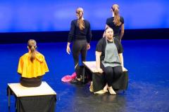 Arts Centre. Jersey Eisteddfod, English, Speech and Drama. Class 729B, The Max Le Feuvre Memorial Trophy, dramatic selection 17 years and under. Year 12 A Level Drama and Theatre Beaulieu Group A                                Picture: ROB CURRIE