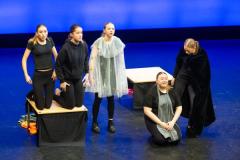 Arts Centre. Jersey Eisteddfod, English, Speech and Drama. Class 729B, The Max Le Feuvre Memorial Trophy, dramatic selection 17 years and under. Year 12 A Level Drama and Theatre Beaulieu Group A                                Picture: ROB CURRIE