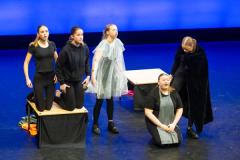 Arts Centre. Jersey Eisteddfod, English, Speech and Drama. Class 729B, The Max Le Feuvre Memorial Trophy, dramatic selection 17 years and under. Year 12 A Level Drama and Theatre Beaulieu Group A                                Picture: ROB CURRIE