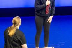 Arts Centre. Jersey Eisteddfod, English, Speech and Drama. Class 729B, The Max Le Feuvre Memorial Trophy, dramatic selection 17 years and under. Year 12 A Level Drama and Theatre Beaulieu Group A                                Picture: ROB CURRIE