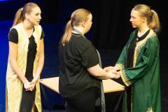 Arts Centre. Jersey Eisteddfod, English, Speech and Drama. Class 729B, The Max Le Feuvre Memorial Trophy, dramatic selection 17 years and under. Year 12 A Level Drama and Theatre Beaulieu Group A                                Picture: ROB CURRIE