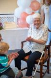 Hazel Tadier 100th birthday at Glanville Home Picture: MATTHEW HOTTON