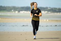 Beach at La Fregate. Maelle Smith running the London Marathon on 21 April                      Picture: ROB CURRIE
