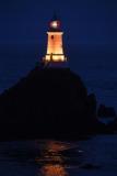 Corbiere Lighthouse 150th anniversary ligh up Picture: DAVID FERGUSON