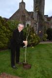 Laurent Gardinier President Of Relais & Châteaux planting an English Oak. 75th Anniversary of Longueville Manor Picture: DAVID FERGUSON