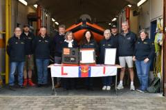 RNLI St Catherines Lifeboat Station. The Signing of the 'Connecting our Communities' Scroll Picture: DAVID FERGUSON
