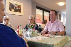 CEO Paul Simmomnds of Age Concern with OAPs at the age concern community centre playing 'Hoi'  - Be My Grandparent/Friend Picture: DAVID FERGUSON