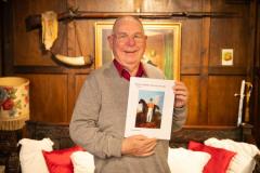 Dave Dorgan with his book called Royal Jersey Militia 1831-2024 - A History                       Picture: ROB CURRIE