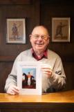 Dave Dorgan with his book called Royal Jersey Militia 1831-2024 - A History                       Picture: ROB CURRIE