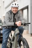 Bob Langly-Smith, co-founder of Proviz SPorts, which makes bicycle clothing                  Picture: ROB CURRIE