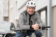 Bob Langly-Smith, co-founder of Proviz SPorts, which makes bicycle clothing                  Picture: ROB CURRIE