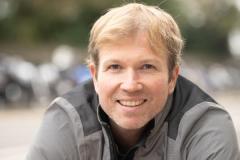 Bob Langly-Smith, co-founder of Proviz SPorts, which makes bicycle clothing                  Picture: ROB CURRIE