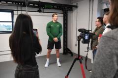 Cameron Hanekom Springboks at Strive for media interviews Picture: DAVID FERGUSON