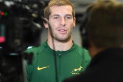 Cameron Hanekom  Springboks at Strive for media interviews Picture: DAVID FERGUSON