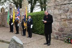 Canon Geoff Houghton  Memorial servive for Lt Bernard Scheidhauer Picture: DAVID FERGUSON