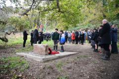 pupils from Trinity School Memorial service for Captain Philip Ayton at Petit Port,Trinity Picture: DAVID FERGUSON