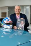 Derek Warwick Honda. Derek Warwick, former Formula 1 racing driving, with his book called Never Look Back                  Picture: ROB CURRIE