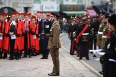 Remembrance Day at the Cenotaph Picture: DAVID FERGUSON