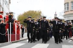 Jersey Sea Cadets TS Jersey  Remembrance Day at the Cenotaph Picture: DAVID FERGUSON