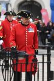 Chelsea pensioner Nick Clark Remembrance Day at the Cenotaph Picture: DAVID FERGUSON