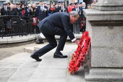 Chief Minister Lyndon Farnham Remembrance Day at the Cenotaph Picture: DAVID FERGUSON