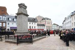 Remembrance Day at the Cenotaph Picture: DAVID FERGUSON