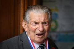 WW2 D Day Veteran Ernest Thorne  Remembrance Day at the Cenotaph Picture: DAVID FERGUSON