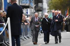 Ernest Thorne Remembrance Day at the Cenotaph Picture: DAVID FERGUSON